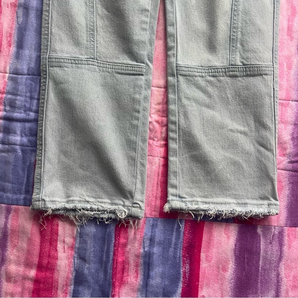 Light Blue denim Cargo Jeans size  5 - Picture 7 of 9